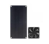 HIJYMNZPQ Ventilateur Solaire for Poulailler, 30 W, Panneau Monocristallin, Charge 12 V, Mini De Refroidissement, D'extraction Cm Conversion De Vent Fort(Single Fan)