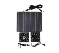 HIJYMNZPQ Ventilateurs Solaires 15 W 12 V, Étanches IP65, Régulateurs De Température, Kit Ventilation D'accès Solaire for Poulailler Et Serre Conversion De Vent Fort