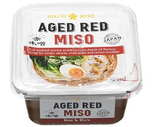 Hikari Miso Aged Red Miso, Pâte de soja fermenté japonais, 300g