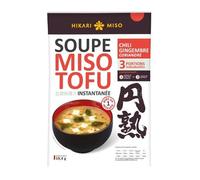 HIKARI MISO Hikari miso soupe chili gingembre 59,4g - La boite de 59,4g