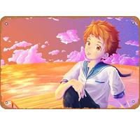Hikari Sakishima, Nagi No Asukara Anime Poster Décoration murale rétro en métal 20,3 x 30,5 cm