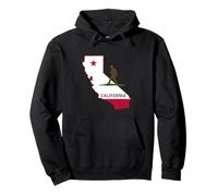 Hike California Eastern Sierra Drapeau inspiré du Drapeau de l'arrière-Pays Sweat à Capuche