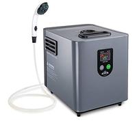 Hike Crew Chauffe-eau au propane portable et pompe de douche, système de douche compact de nettoyage à l'air dernière intervention avec arrêt automatique de sécurité LCD pour une chaleur instantanée