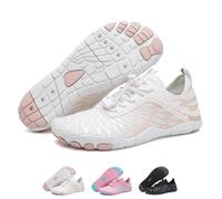 Hike Footwear Barefoot, Minimalist Trail Running Barefoot Shoes, Barefoot Shoes Women Wide Toe Box (White,40)