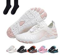 Hike Footwear Barefoot Womens, Pro-Healthy & Non-Slip Barefoot Shoes for Women & Men, Non-Slip Barefoot Shoes (White,42)