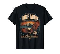Hike More Badge rétro Eagle Mountain Stay Wild National Park T-Shirt