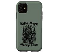 Hike More Worry Less Funny Cub Scouts BSA Hiking Bear Coque pour iPhone 11