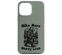 Hike More Worry Less Funny Cub Scouts BSA Hiking Bear Coque pour iPhone 13 Pro Max