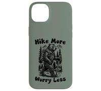 Hike More Worry Less Funny Cub Scouts BSA Hiking Bear Coque pour iPhone 14 Plus