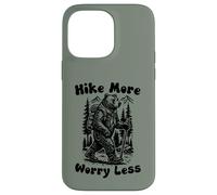 Hike More Worry Less Funny Cub Scouts BSA Hiking Bear Coque pour iPhone 14 Pro Max