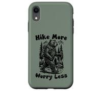 Hike More Worry Less Funny Cub Scouts BSA Hiking Bear Coque pour iPhone XR