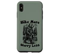 Hike More Worry Less Funny Cub Scouts BSA Hiking Bear Coque pour iPhone XS Max