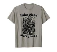 Hike More Worry Less Funny Cub Scouts BSA Hiking Bear T-Shirt
