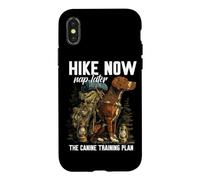 Hike Now Nap Later The Canine Training Plan Coque pour iPhone X/XS
