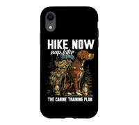 Hike Now Nap Later The Canine Training Plan Coque pour iPhone XR