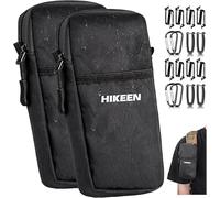 Hikeen Lot de 2 X-Pac Sacoche Tactique Multifonction avec Mousqueton: Poche Molle Imperméable Unisexe, Pochette Ceinture EDC pour Randonnée, Chasse et Camping
