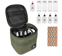 HIKEMAN Ensemble d'épices portable de camping avec 9 récipients à épices, poivrière et sel, sac de rangement séparable pour l'extérieur, voyage, camping, barbecue, pique-nique