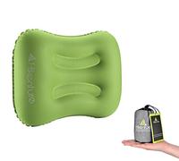 HIKENTURE Coussin de Camping Gonflable de Coussin de Voyage Léger - Coussin d’extérieur Confortable Compact pour Le Camping, Le Voyage, La Randonnée - dans l’Avion, la Voiture, au Bureau (Vert)