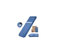 HIKENTURE Matelas Camping Autogonflant, Confort Ultra-épais 12 cm - Ultra-léger avec Pompe à Pied et Oreiller Intégré - Matelas Camping 1 Personne pour Randonnée, Trekking, Bivouac ou Plage - Bleu