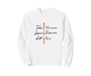 Hiker Creed, Amoureux de la Nature, Laisse des Traces de Ses Souvenirs Sweatshirt
