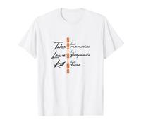 Hiker Creed, Amoureux de la Nature, Laisse des Traces de Ses Souvenirs T-Shirt Graphique avec Valeur