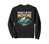 Hiker Nature est la Meilleure médecine Backpacker Sweatshirt