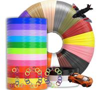 Hikey 3D Printer Pen Filament PLA 100M, 20 couleurs, chaque 5M - 3D Pen PLA Filament 1,75mm, 3D Pen Colours Set