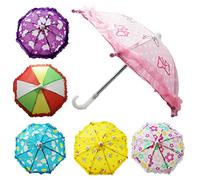 Hikfly Lot de 2 parapluies mignons pour autres fêtes, réunions, festivals, jeux de décoration (F)