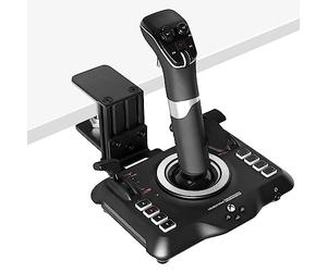 Hikig Desk Mount for Flight Sim Joystick Compatible With Turtle Beach VelocityOne Flightstick and Logitech G Extreme 3D Pro Joystick - Flight Controller NOT Included - Sturdy Desk Mount Holder - Black