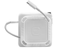 Hikig enrouleur de cordon latéral pliable, accessoire de voyage pour MacBook et MacBook Pro, compatible avec cordon de charge USB et USB-C