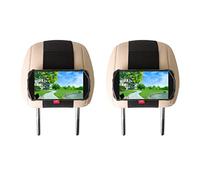 Hikig Support d'appui-tête de voiture - Support de téléphone pour appuie-tête de voiture, adapté à tous les téléphones portables et appareils de 8,9 à 17,8 cm, en silicone, support de téléphone pour