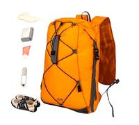 Hiking Backpack - 26L Waterproof Foldable Travel Pack, Lightweight Outdoor Daypacks, Multi-Pocket Carrying Function for Camping Trekking Climbing Fishing Travel, Sports Backpack, 22.05×9.84×7.87 Inch