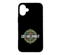 Hiking Compass Topography Lost and Loving It Coque pour iPhone 16 Plus