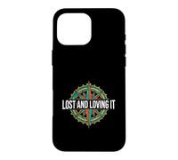 Hiking Compass Topography Lost and Loving It Coque pour iPhone 16 Pro Max