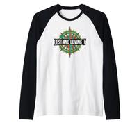 Hiking Compass Topography Lost and Loving It Manche Raglan