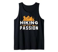 Hiking is My Passion Hiker Adventure Nature Lover Outdoor Débardeur