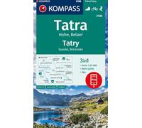 KOMPASS Wanderkarte 2130 Tatra Hohe, Belaer / Tatry, Vysoké, Belianske 1:25.000: 3in1 Wanderkarte mit Aktiv Guide inklusive Karte zur offline Verwendung in der KOMPASS-App. Fahrradfahren. Skitouren.