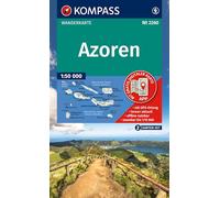 KOMPASS Wanderkarten-Set 2260 Azoren (2 Karten) 1:50.000: inklusive Karte zur offline Verwendung in der KOMPASS-App.