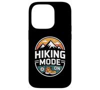 Hiking Mode on Randonnée Humour Aventure Coque pour iPhone 14 Pro