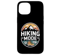 Hiking Mode on Randonnée Humour Aventure Coque pour iPhone 15
