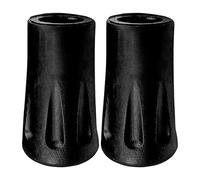 Hiking Pole Protective Tips - Anti-Skid Walking Stick Ends | Heavy Duty Rubber Replacement Feet for Walking Canes, Trekking Poles, and Hiking Accessories, Shock Absorbing Tips for Mountain Travel