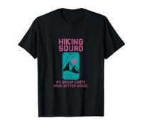 Hiking Squad My Group Chats Have Better Views Retro Police T-Shirt