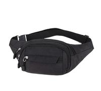 Hiking Waist Bag, Travel Bum Fanny Pack, 11.02x5.51x3.94 inches Waterproof Running & Fashion Casual Pouch, Adjustable Straps for Dog Walking, Shopping, Camping, Outdoor Activities