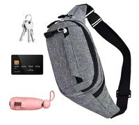 Hiking Waist Bag, Waterproof Travel Fanny Pack, Lightweight Casual Bum Bag, Zippered Belt Pouch Organizer, Fashion Running Accessory, Ideal for Dog Walking, Shopping, and Camping