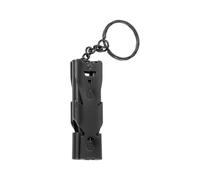 Hiking Whistle Stainless Steel Bird Training Whistle Dark Grey 1Set for Calling Animals Outdoor Enthusiasts