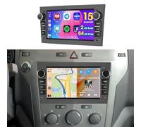 Hikity 2+64G 7" Autoradio Android pour Opel Astra H/Zafira B/Corse C D | Écran Tactile Wireless Carplay Autoradio 2 DIN GPS Bluetooth WiFi FM/RDS Caméra de Recul EQ Commandes au Volant USB 2+64G