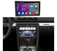 Hikity 2+64G Autoradio pour Audi A4 S4 RS4 8E B6 B7 (2000-2009) | 9 pouces IPS Touchscreen Radio Android 15 avec Wireless CarplayAndroid Auto et Bluetooth WiFi DSP Navi microphone