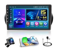 Hikity 2+64GB Android 15 Autoradio pour Citroen Nemo, Peugeot Bipper, Fiat Fiorino Qubo Radio Carplay Android Auto sans Fil Hikity Poste Radio Voiture Écran Tactile 10 Pouces Bluetooth Stéréo WiFi