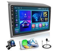 Hikity 2+64GB Android 15 Autoradio pour Fiat DUCATO 2010/Citroen Jumper/Peugeot Boxer Radio Carplay Android Auto sans Fil Écran Tactile 9" Bluetooth Stéréo WiFi Navi GPS SWC FM RDS + Caméra de Recula