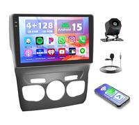 Hikity 4+128G Android 15 Autoradio pour Citroen C4L C4 DS4 2013-2017, Autoradio Écran Tactile de 10,1" avec CarPlay sans Fil Android Auto Bluetooth Navi GPS WiFi EQ Double USB et Caméra de Recul